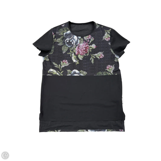 Athletic Top Short Sleeve By Lululemon In Black, Size: 6