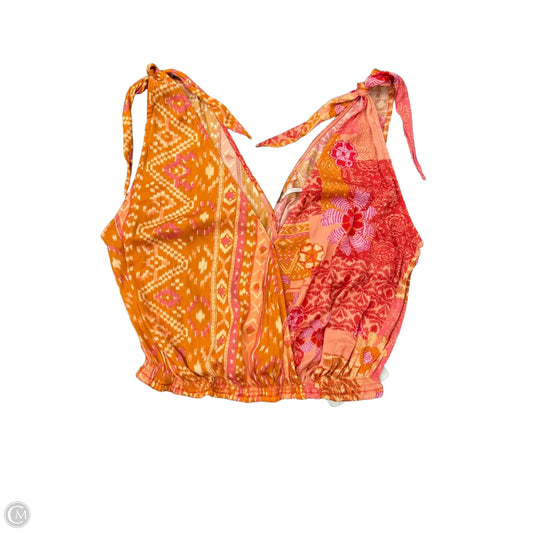 Top Sleeveless By Free People In Orange, Size: S