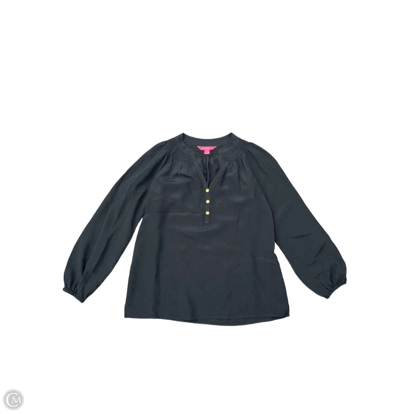 Top Long Sleeve Designer By Lilly Pulitzer In Black, Size: Xs