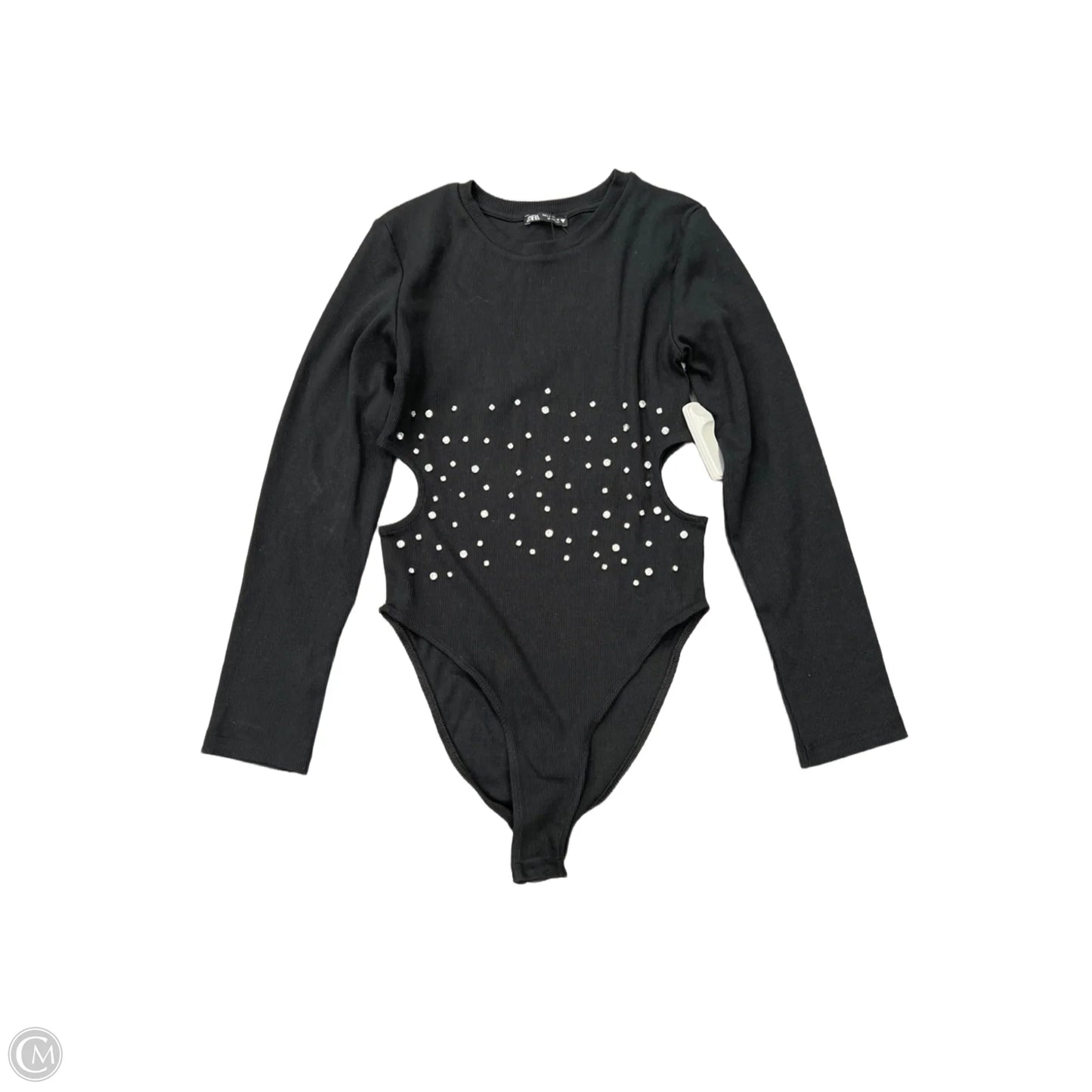 Bodysuit By Zara In Black, Size: L