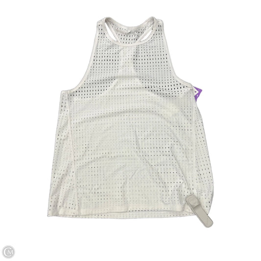 Athletic Tank Top By Athleta In White, Size: Xs