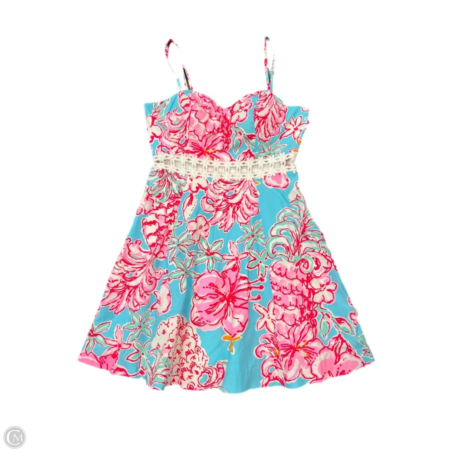 Dress Designer By Lilly Pulitzer In Floral Print, Size: 2