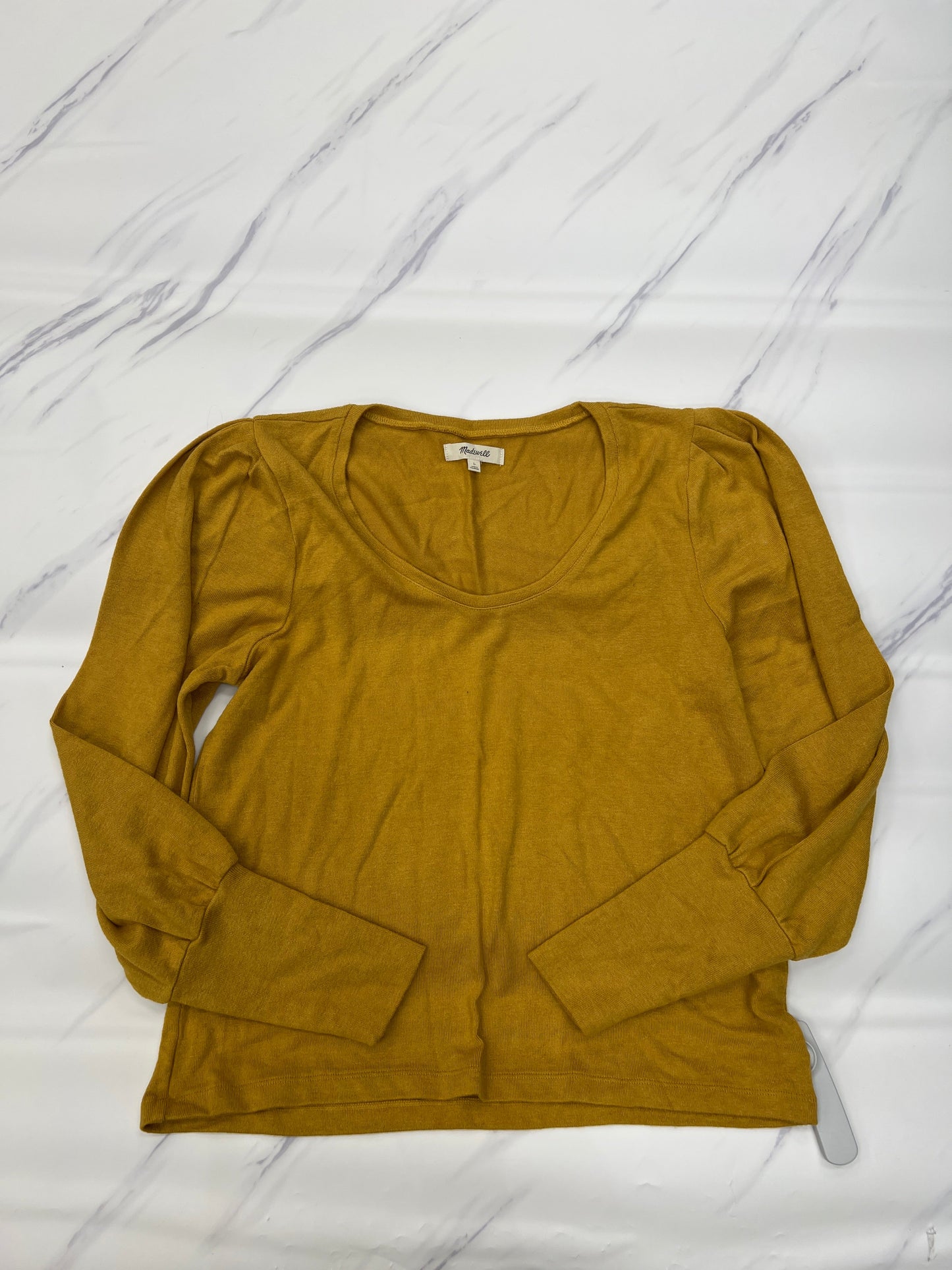 Top Long Sleeve By Madewell  Size: L