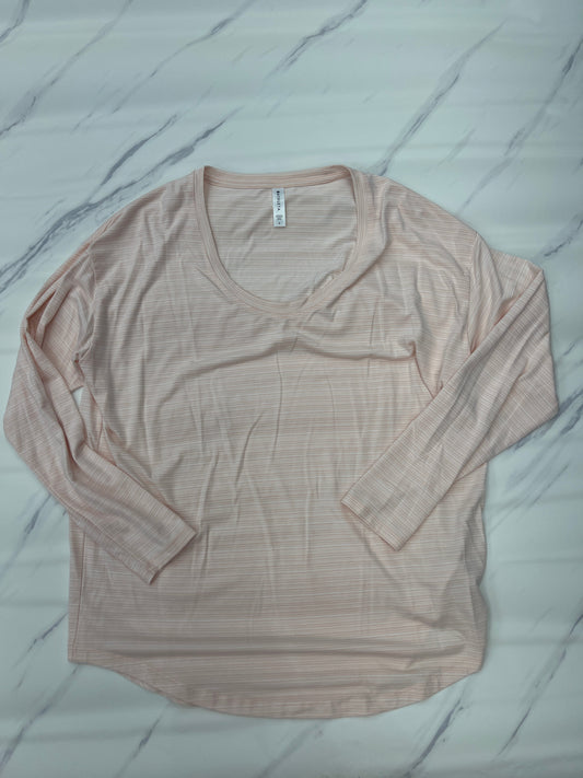 Athletic Top Long Sleeve Crewneck By Athleta  Size: L