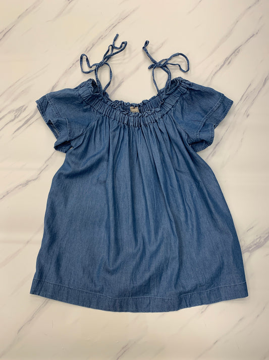 Top Short Sleeve By Loft In Blue, Size: Petite   Xs