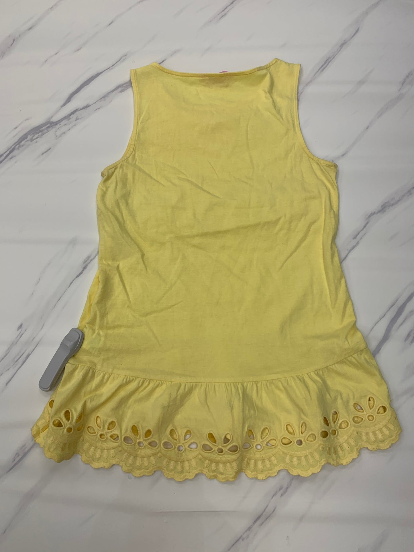 Yellow Top Sleeveless Basic Lilly Pulitzer, Size Xs