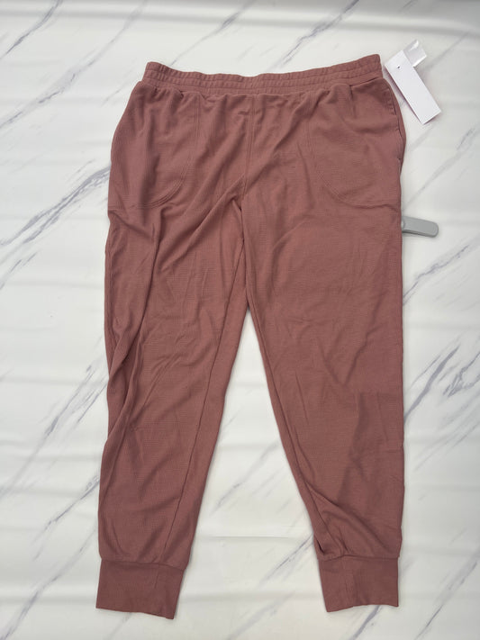 Athletic Pants By Athleta In Pink, Size: L