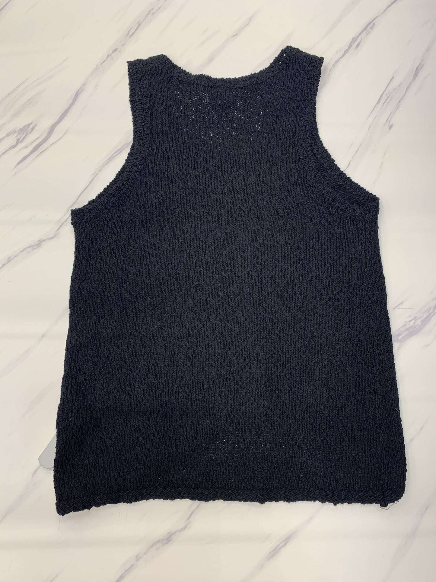 Top Sleeveless By Loft In Black, Size: Petite L