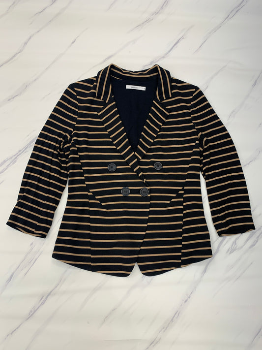 Blazer Designer By Bailey 44 In Striped Pattern, Size: L