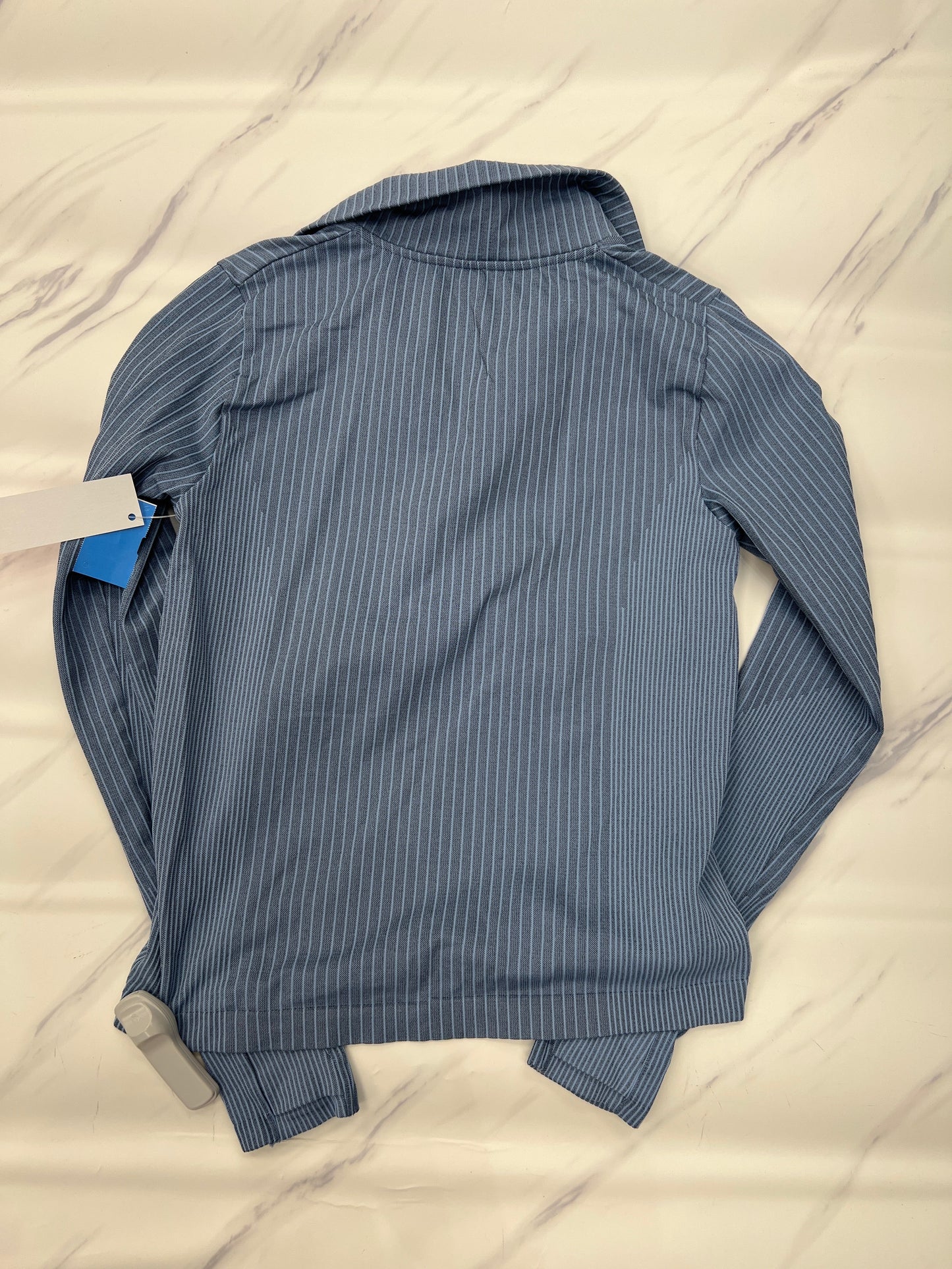 Athletic Top Long Sleeve Collar By Athleta In Blue, Size: S