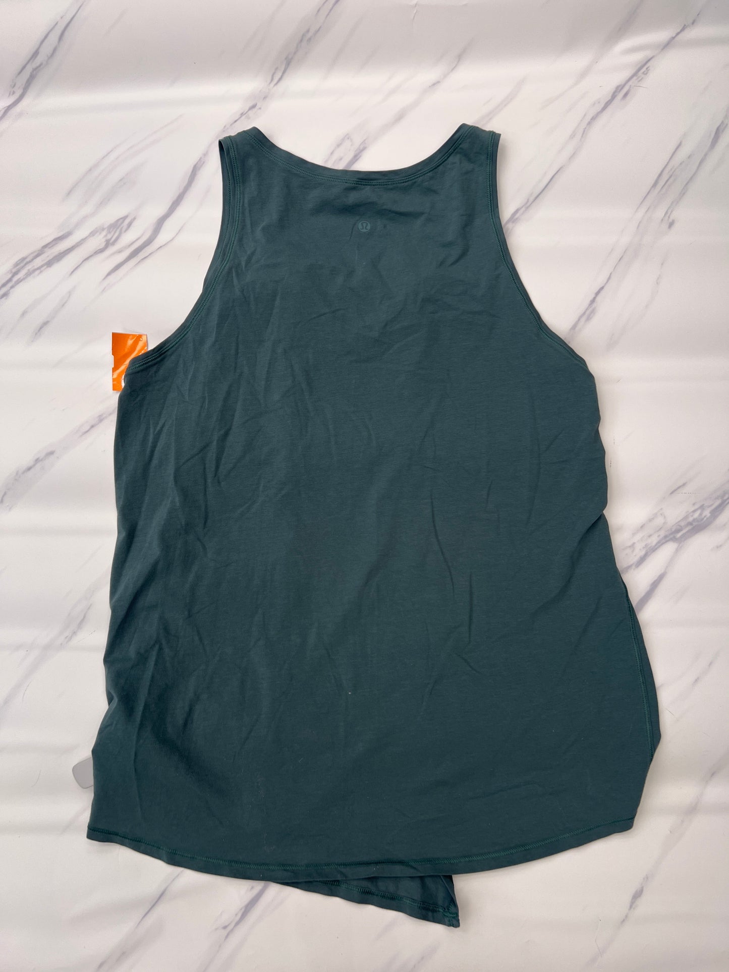 Athletic Tank Top By Lululemon In Green, Size: 10