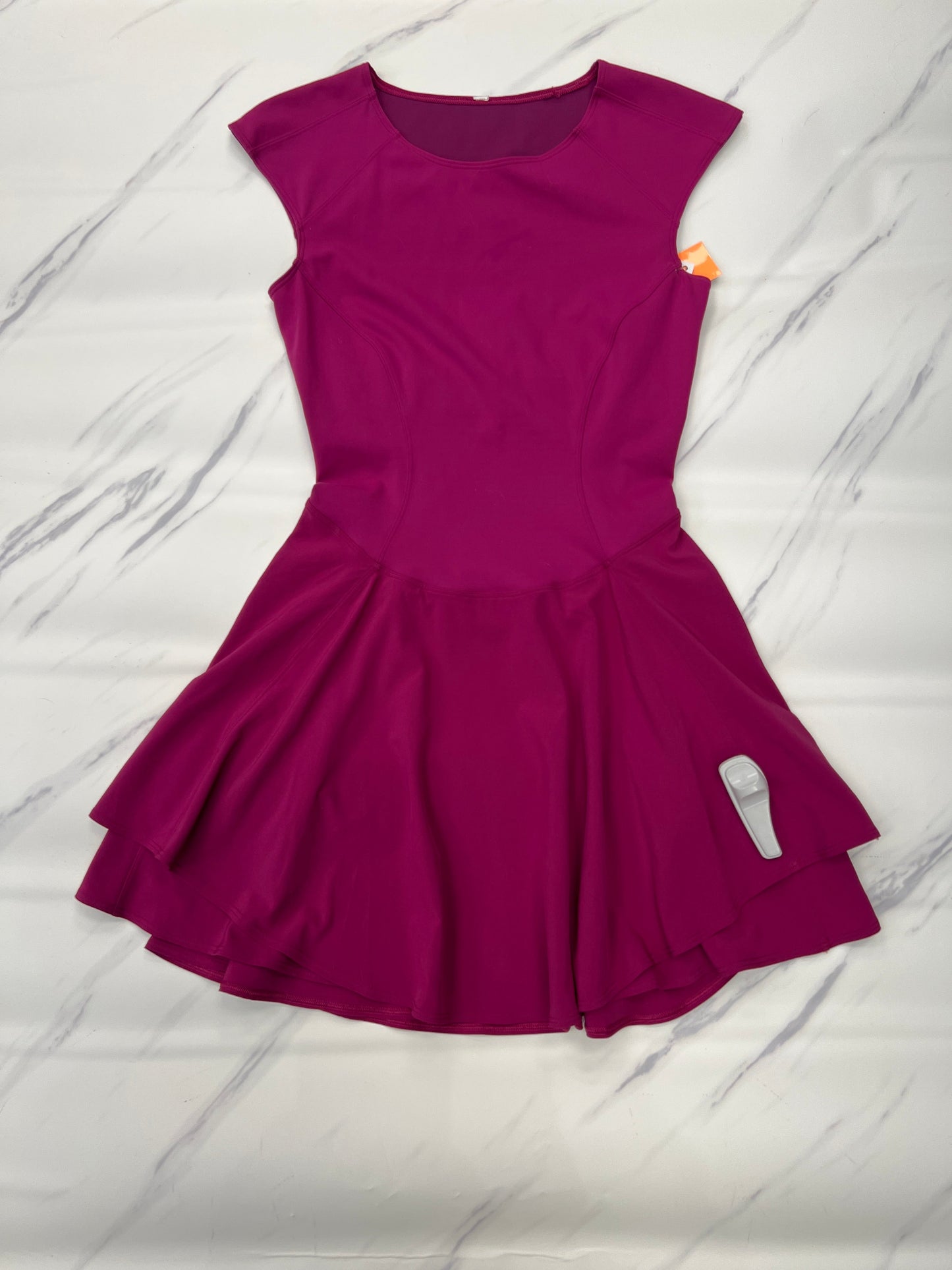 Athletic Dress By Lululemon In Maroon, Size: S