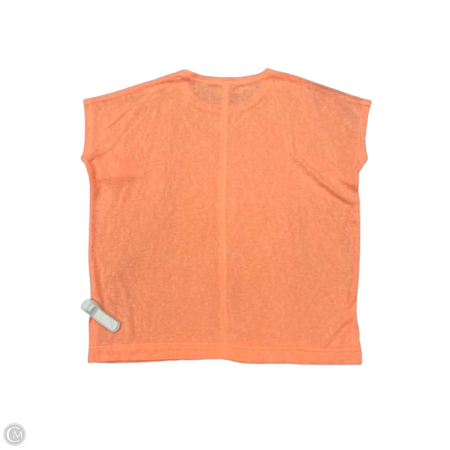Athletic Top Short Sleeve By Athleta In Orange, Size: S