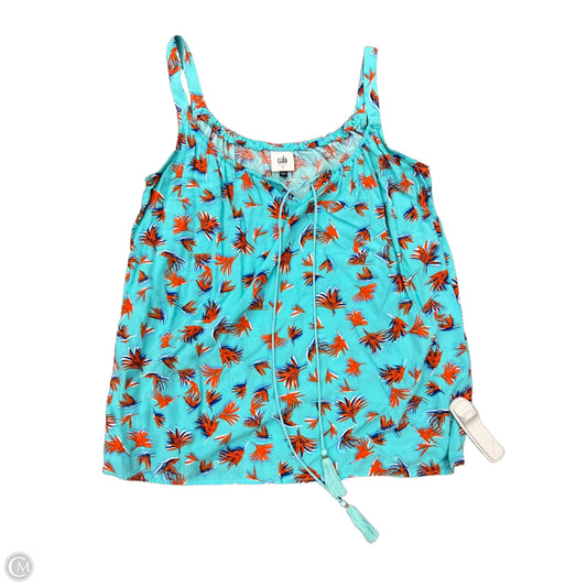 Top Sleeveless By Cabi In Blue, Size: S