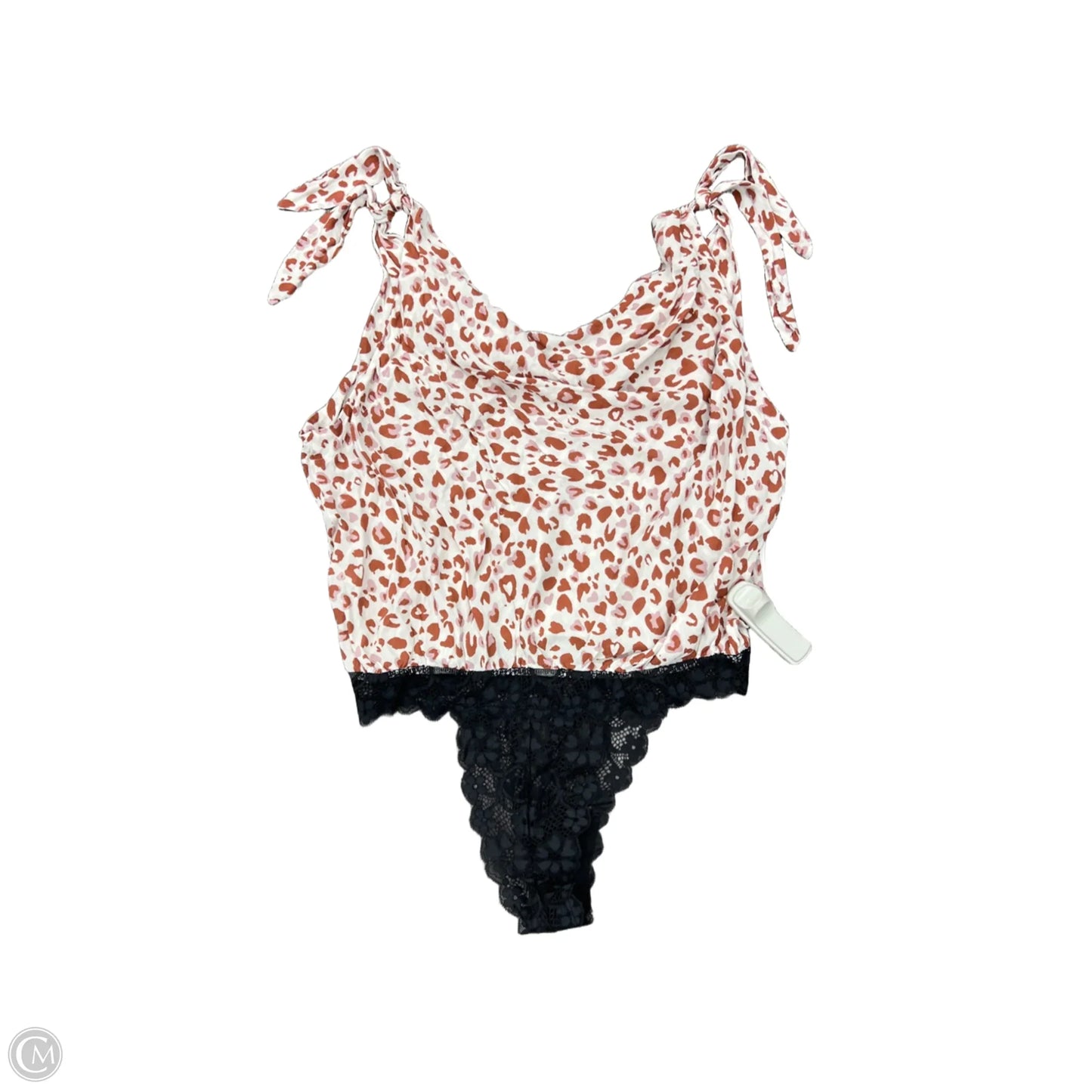 Bodysuit By Free People In Animal Print, Size: M