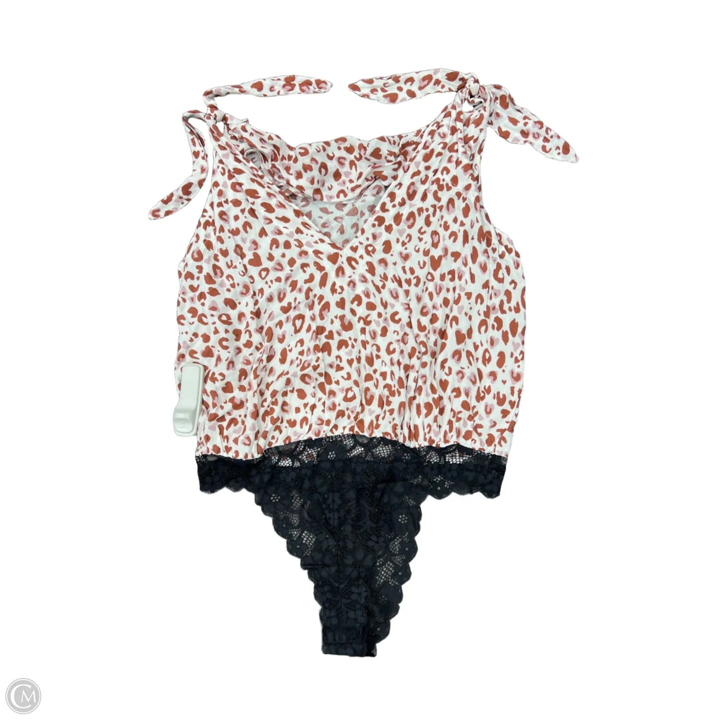 Bodysuit By Free People In Animal Print, Size: M