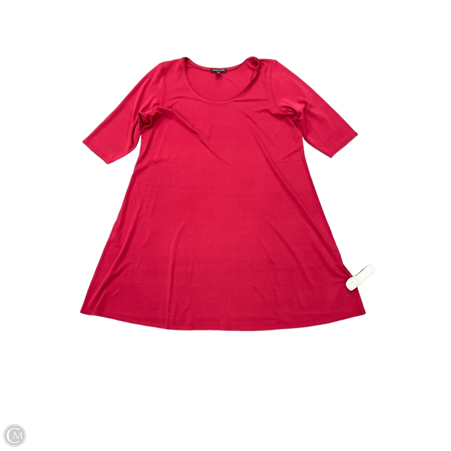 Dress Designer By Eileen Fisher In Red, Size: L