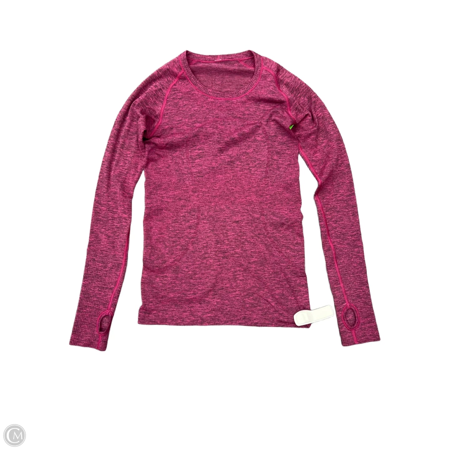 Athletic Top Long Sleeve Crewneck By Lululemon In Pink, Size: 6