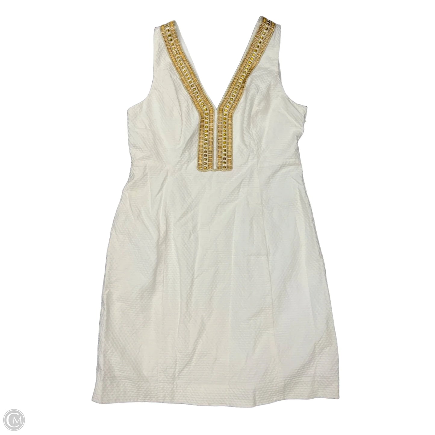 Dress Designer By Lilly Pulitzer In White, Size: 14