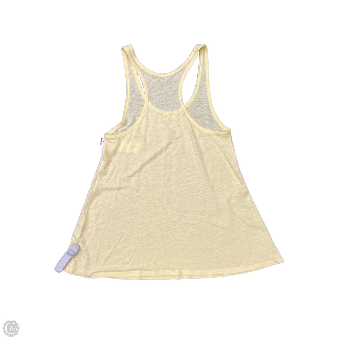 Top Sleeveless Designer By Eileen Fisher In Yellow, Size: M