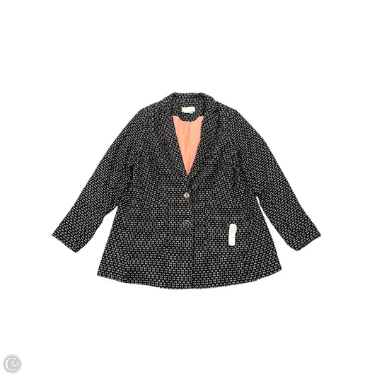 Blazer By Anthropologie In Black, Size: 1x