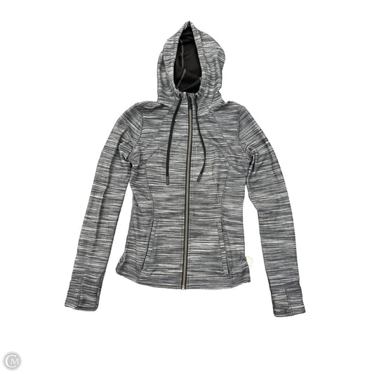 Athletic Jacket By Lululemon In Grey, Size: 8