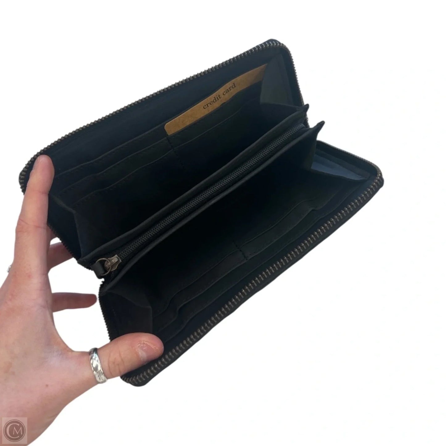 Wallet Leather By Cma, Size: Large