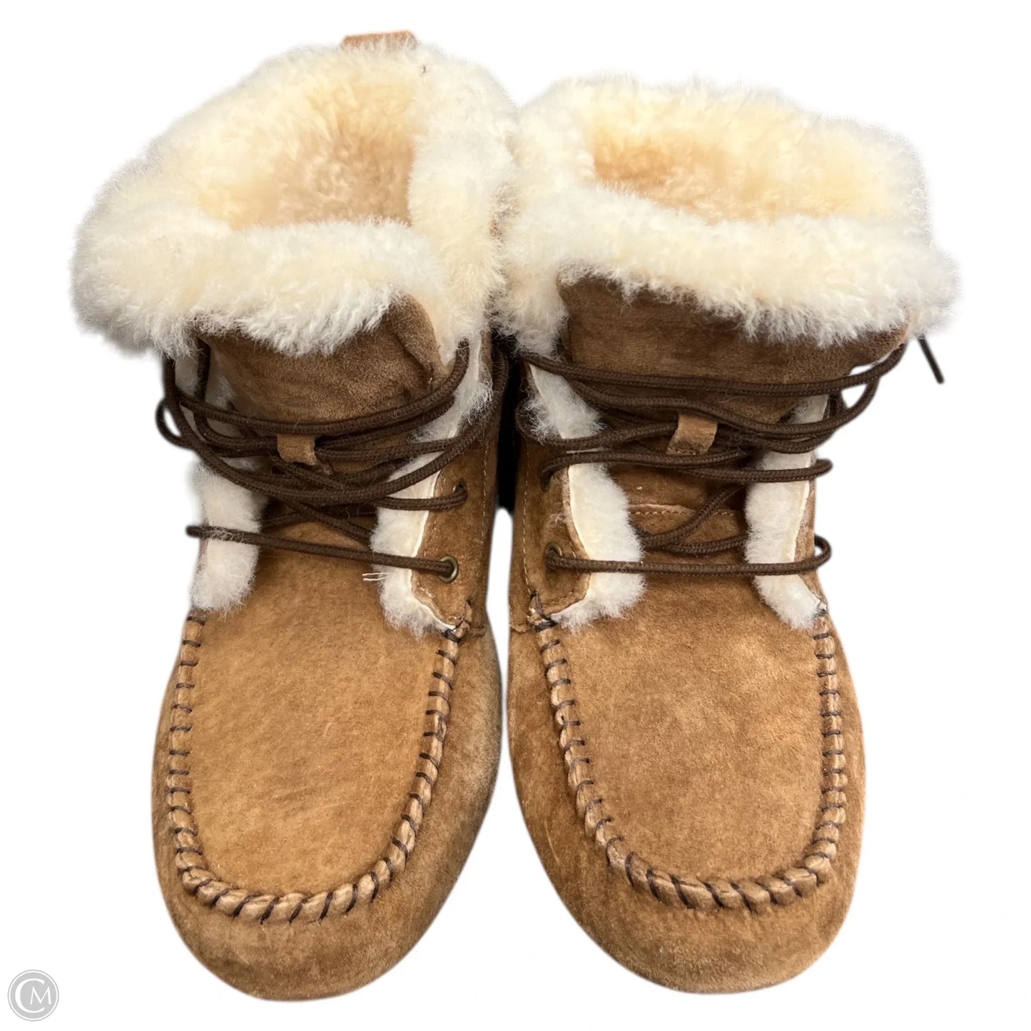 Boots Designer By Ugg In Tan, Size: 7