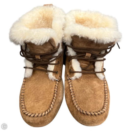 Boots Designer By Ugg In Tan, Size: 7