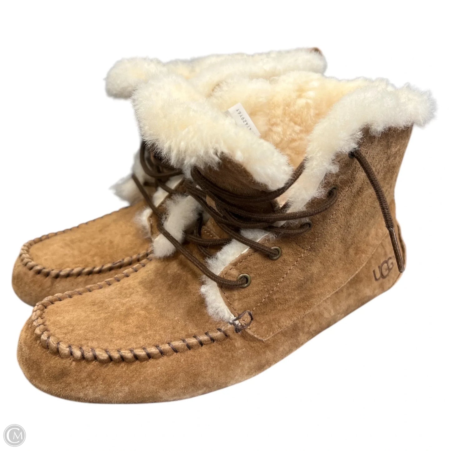 Boots Designer By Ugg In Tan, Size: 7