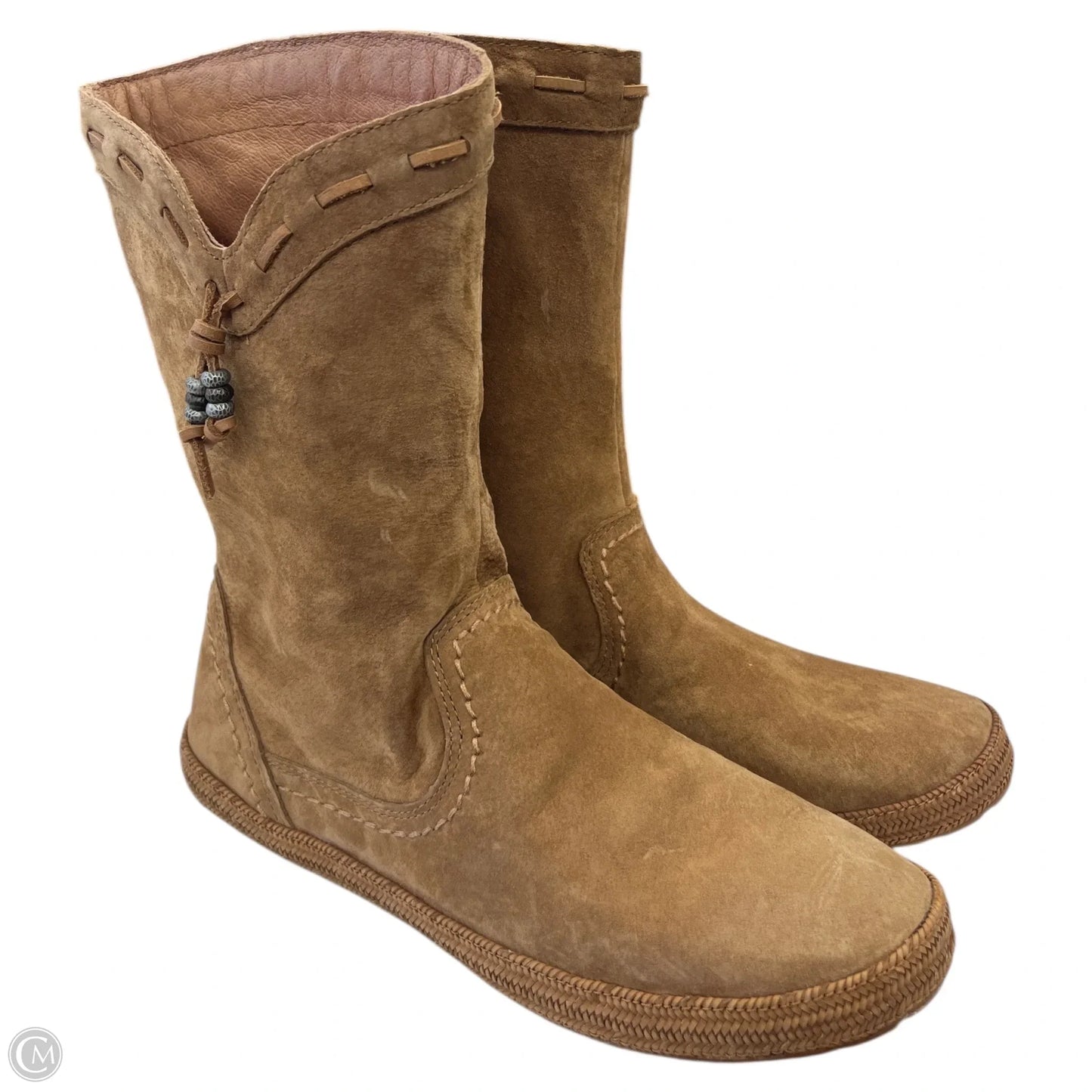 Boots Designer By Ugg In Brown, Size: 8.5