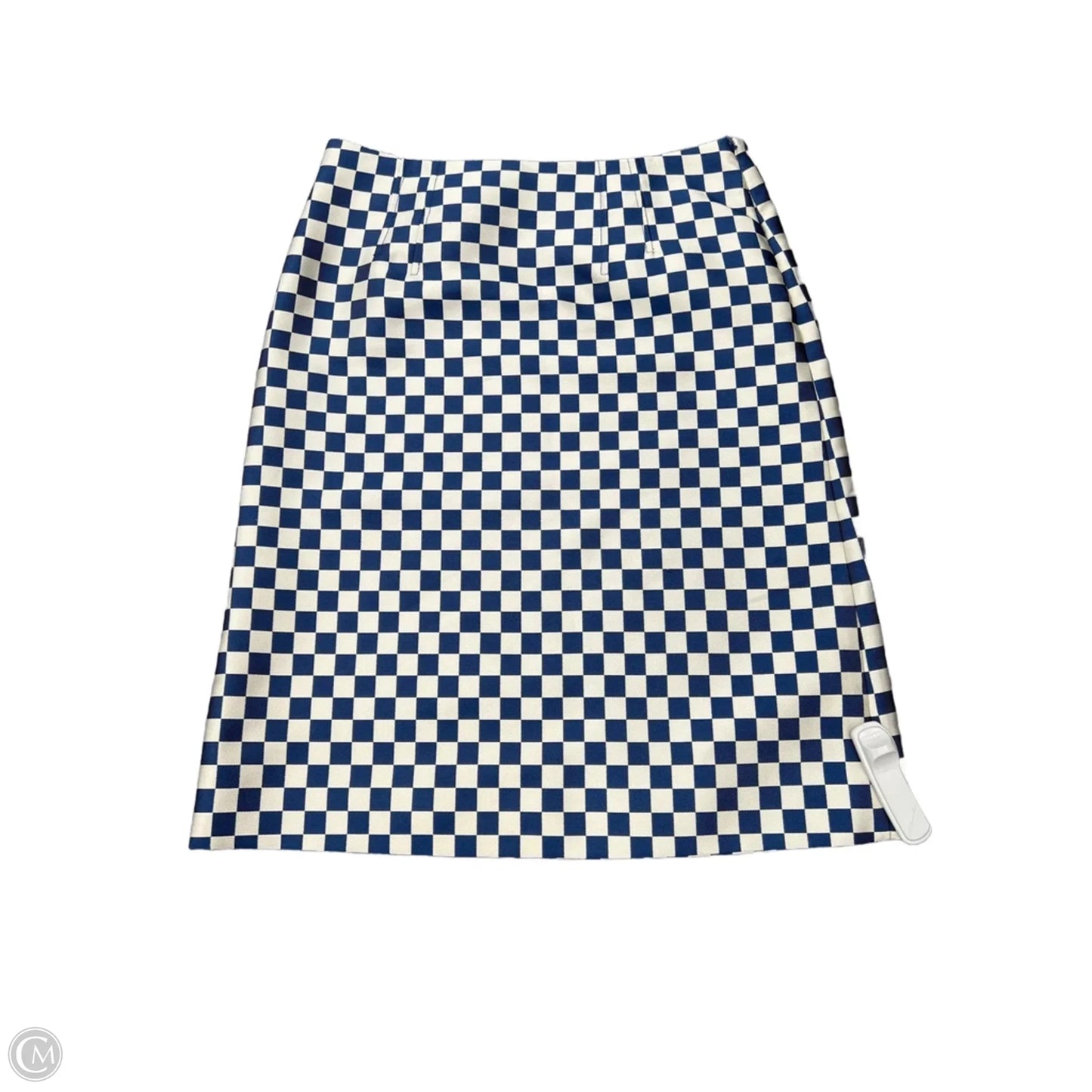 Skirt Luxury Designer By Marc Jacobs In Blue & Cream, Size: 10