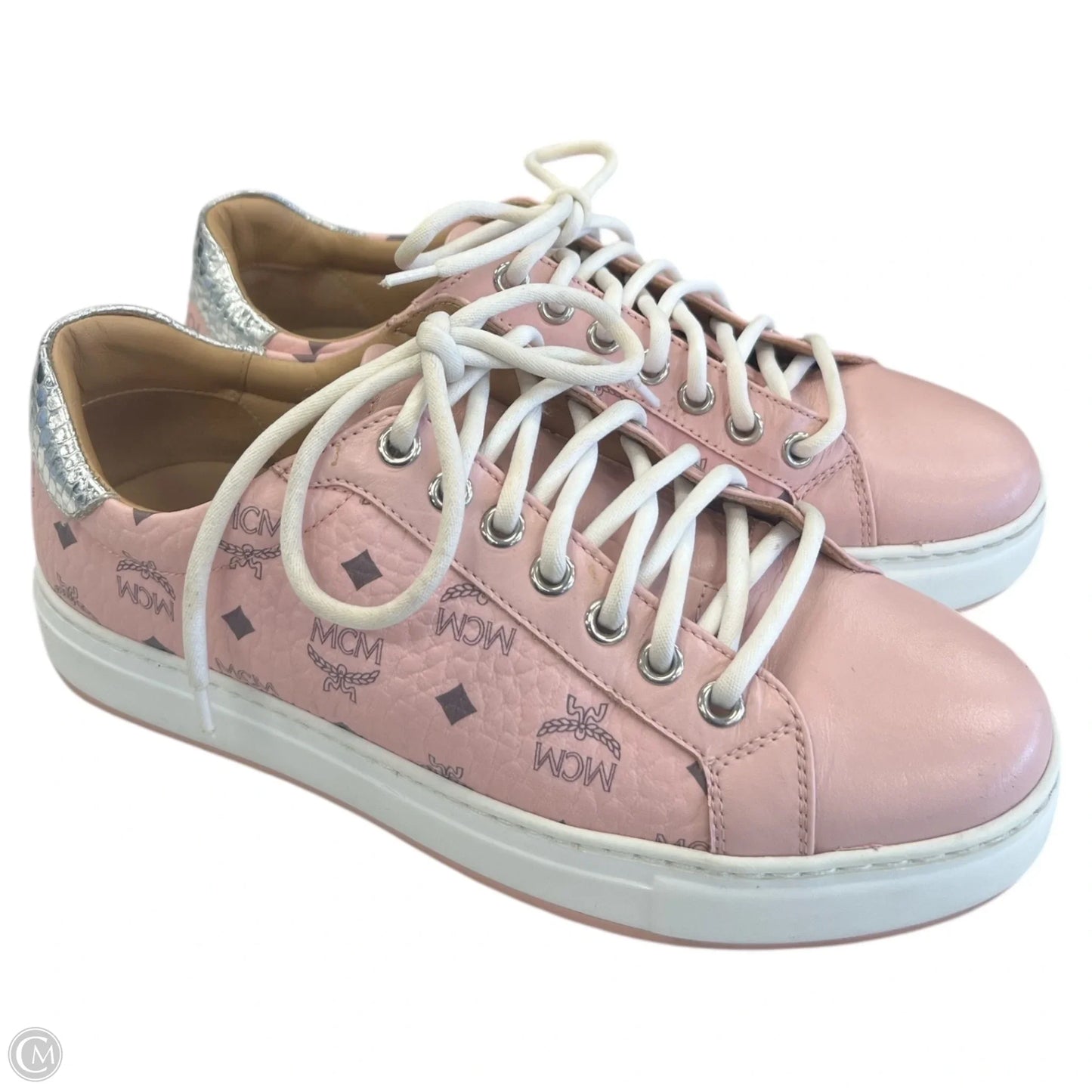 Shoes Luxury Designer By Mcm In Pink, Size: 7
