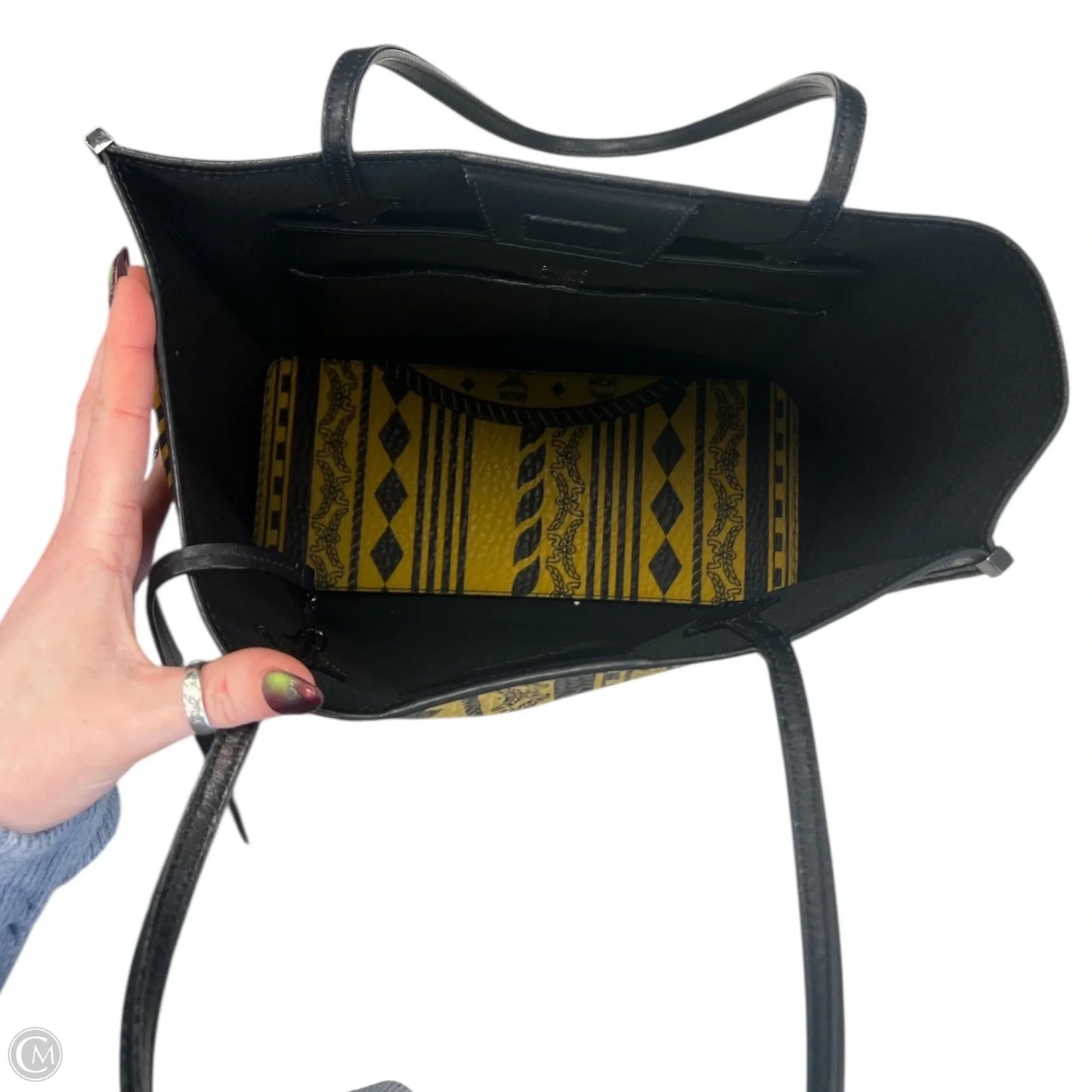 Tote Luxury Designer By Mcm, Size: Large