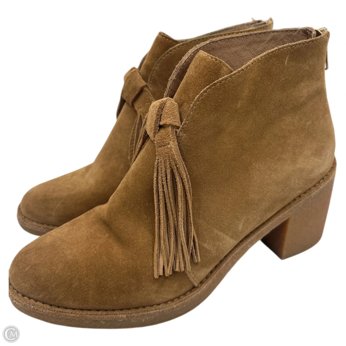 Boots Designer By Ugg In Tan, Size: 9