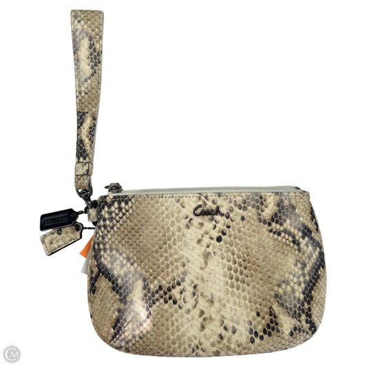 Wristlet Designer By Coach, Size: Medium