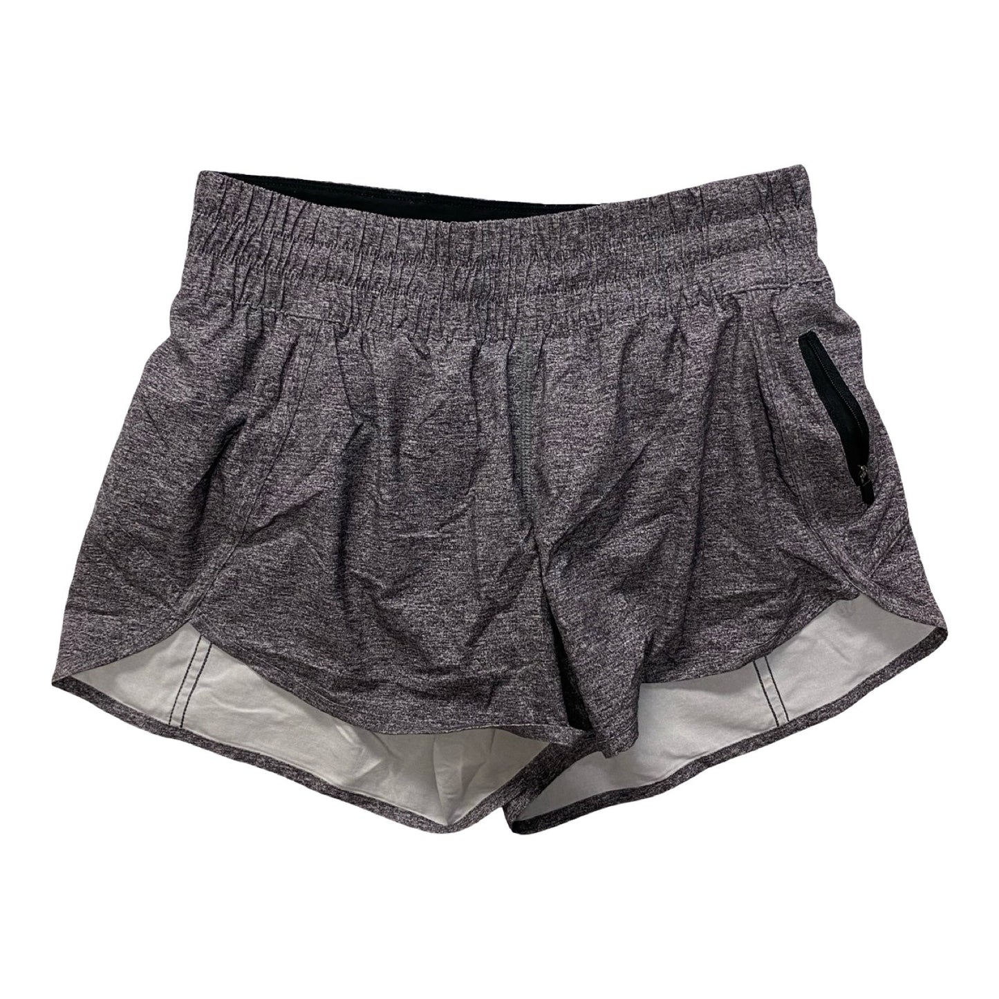 Athletic Shorts By Lululemon In Grey, Size:8