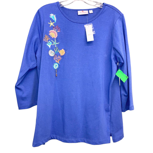 Top Ls By Quaker Factory In Purple, Size:M