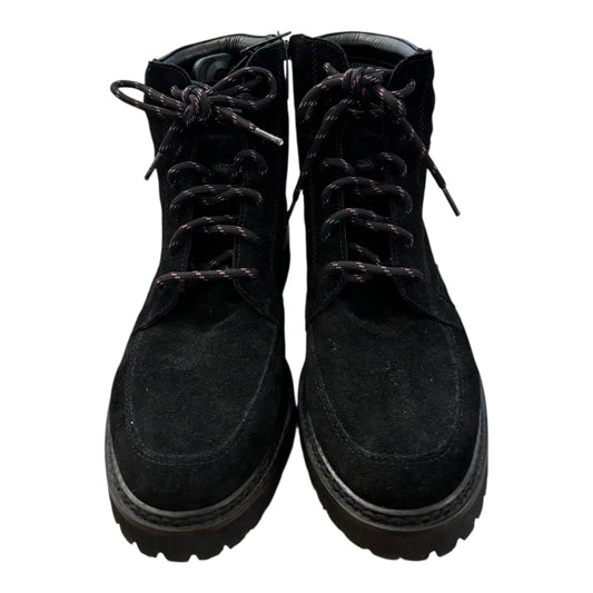Boots Ankle Flats By Aquatalia In Black, Size:9.5