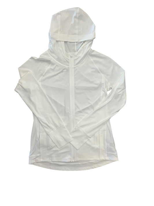 Athletic Jacket By Athleta In White, Size:M