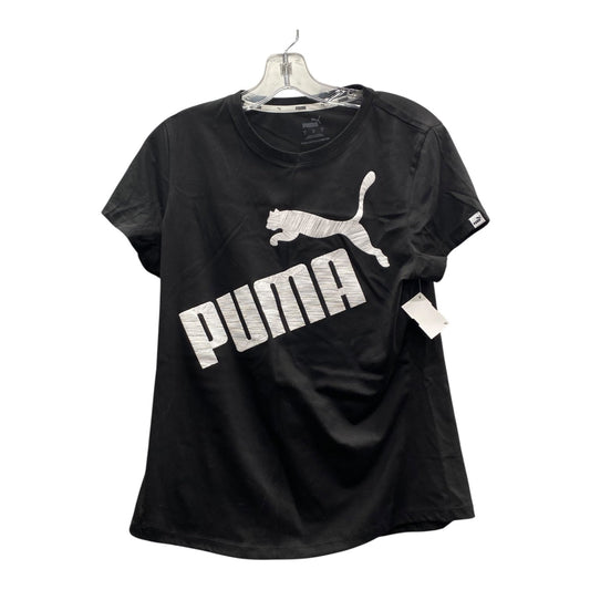 Athletic Top Ss By Puma In Black, Size:L