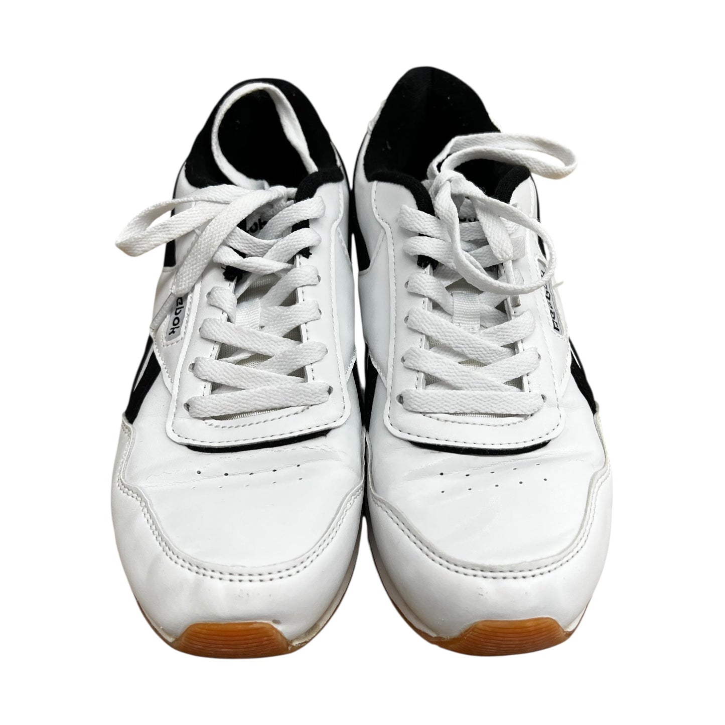 Shoes Athletic By Reebok In Black & White, Size:7.5