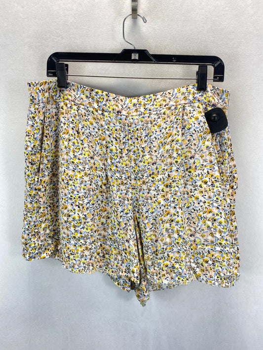 Flowered Shorts Loft, Size 12
