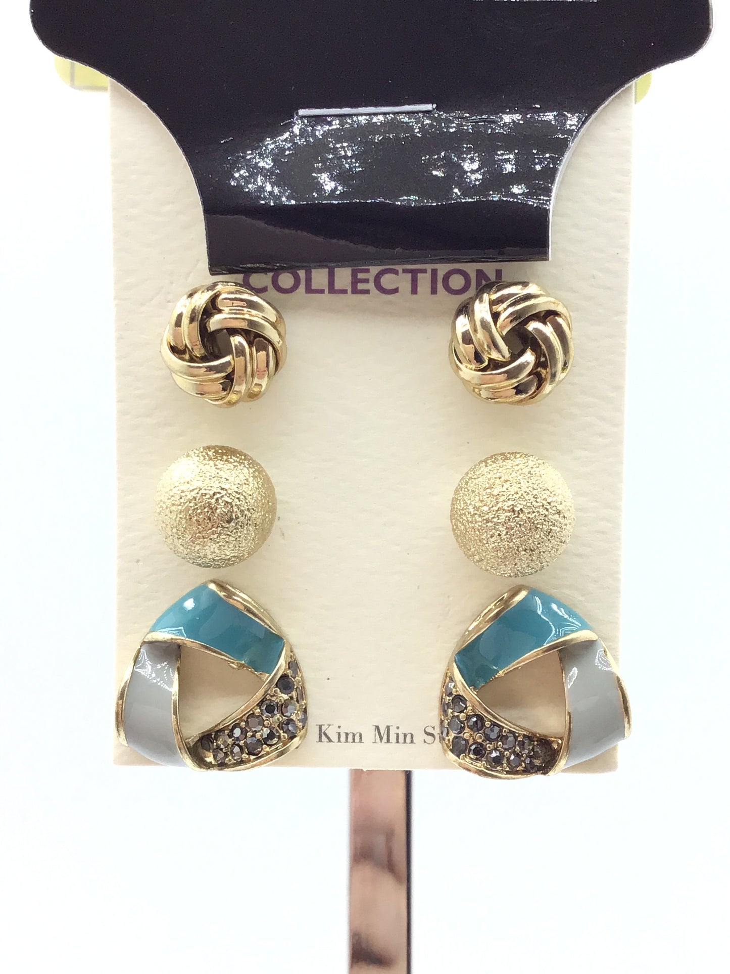 Earrings Stud By Mia  Size: 03 Piece Set