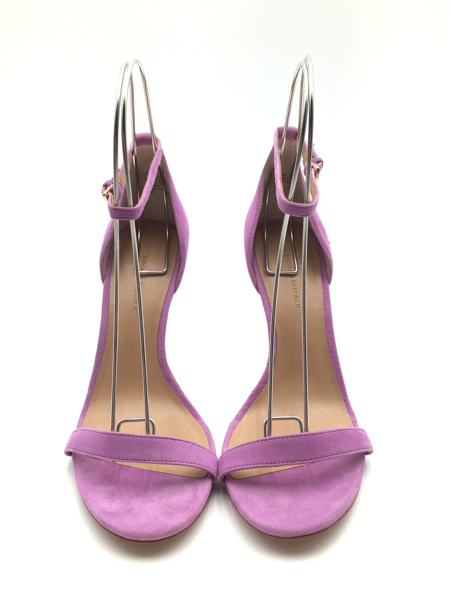 Purple Sandals Heels Stiletto Banana Republic, Size 10