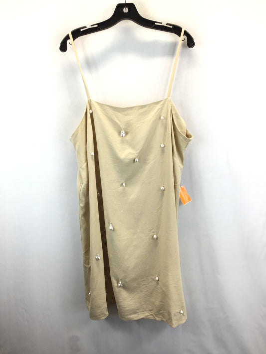 Tan Dress Casual Short Eloquii, Size 18