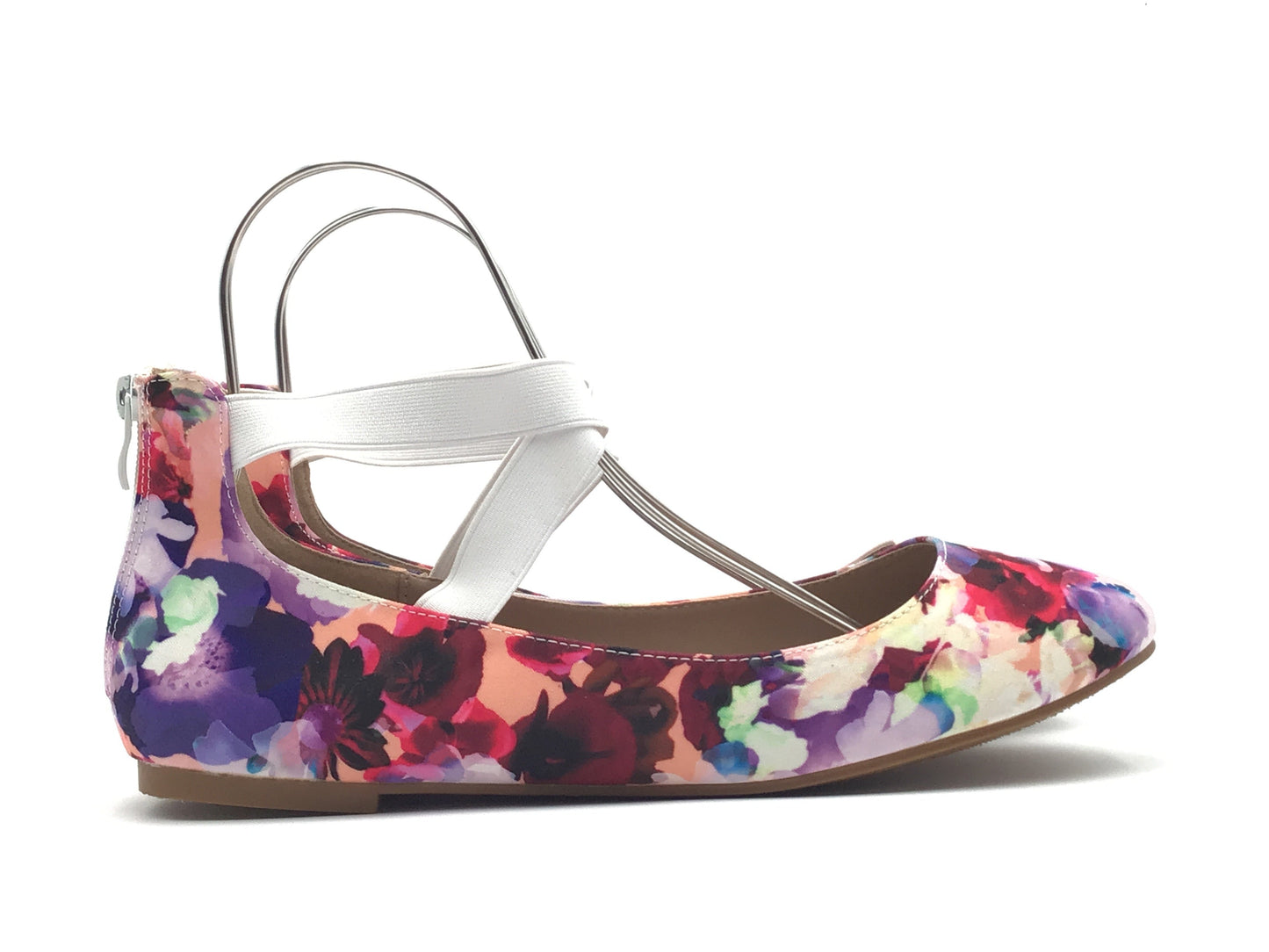 Floral Print Shoes Flats Clothes Mentor, Size 12