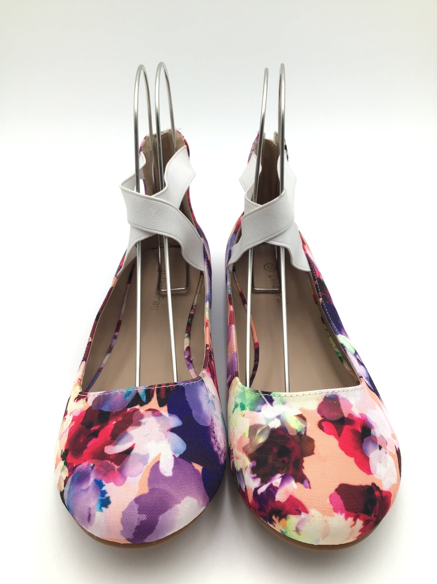 Floral Print Shoes Flats Clothes Mentor, Size 12