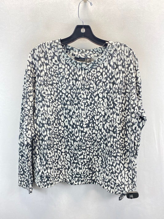 Top Long Sleeve By T Tahari In Leopard Print, Size: M