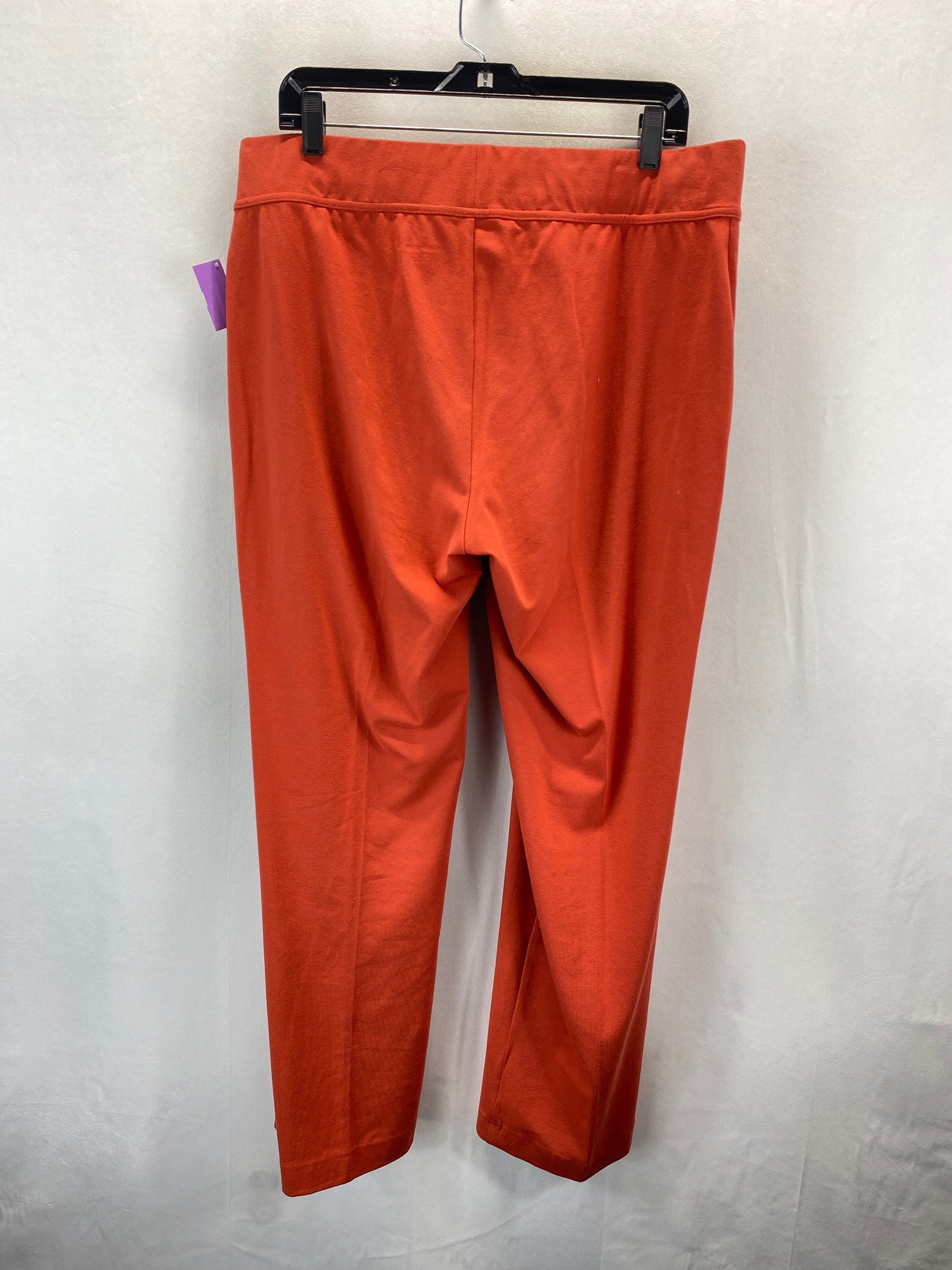 Pants Lounge By Lands End In Orange, Size: 1x